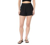 The Drop Women’s Essie Linen Pull On Mini Short, Black, M