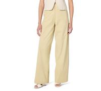 The Drop Women’s Irish Cream Flat Front Stretch Twill Pant, 4X, Plus Size