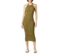 The Drop Women’s Jayla Sleeveless Crochet Midi Dress, Olive Oil, XL
