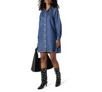 The Drop Women’s Katerina Denim Shirtdress, Classic Indigo, XS