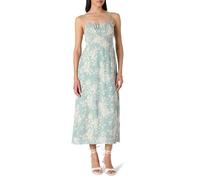 The Drop Women’s Linea Spaghetti Strap Maxi Dress with Front Slit, Iceberg Linear Floral, S