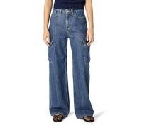 The Drop Women’s Montana Cargo Jean, Medium Stone, 27