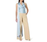 The Drop Women’s Niagara Mist Satin Halter Scarf Top, M