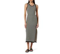 The Drop Women’s Ritu Crochet Maxi Dress, Black & White Chevron, L