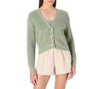 The Drop Women’s Sari Cropped Button-Front Cardigan, Iceberg Green, 3X, Plus Size