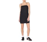 The Drop Women’s Seville Linen Mini Shift Dress, Black, S