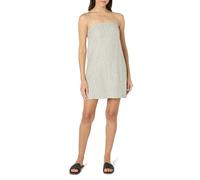 The Drop Women’s Seville Linen Mini Shift Dress, Whisper White/Black Stripe, XXL, Plus Size