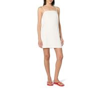 The Drop Women’s Seville Linen Mini Shift Dress, White, 3X, Plus Size