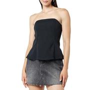 The Drop Women's Alejandra Strapless Corset Top, Black, S