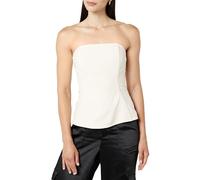 The Drop Women's Alejandra Strapless Corset Top, Whisper White, S