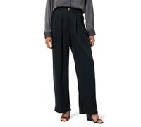 The Drop Women's Amalia Relaxed Pleated Trousers, Black, XX-Small
