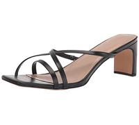 The Drop Women's Amelie Strappy Square-Toe Heeled Sandal, Black, 5 UK