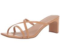The Drop Women's Amelie Strappy Square-Toe Heeled Sandal, Doe Tan, 5 UK