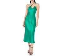 The Drop Women's Ashley Asymmetrical Slip Dress Ulteamaring Green, XXL