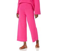 The Drop Women's Bernadette Pull-on Loose-fit Cropped Sweater Pant, Hot Pink, 4XL Plus