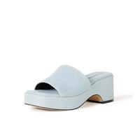 The Drop Women's Bertina Platform Slide, Denim, 9