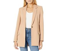 The Drop Women's Blake Long Blazer, Praline, XXL Plus