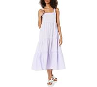 The Drop Women's Britt Tiered Maxi Tent Dress, Dusty Purple, 4XL Plus