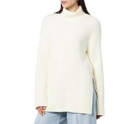 The Drop Women's Camilla Drop-Shoulder Turtleneck, Whisper White, M