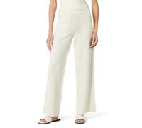 The Drop Women's Cynthia Wide Leg Sweater Pant, Whisper White, L