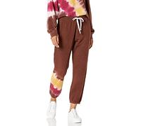 The Drop Women's Dina Fleece Elastic Hem Sweatpant, Chocolate Brown, XL