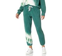 The Drop Women's Dina Fleece Elastic Hem Sweatpant, Dark Green, L