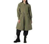 The Drop Women's Double Layer Bomber Coat, Martini Olive, L