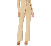 The Drop Women's Ellison Rib Flare Leg Sweater Pant, Curds & Whey, L