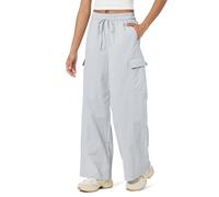 The Drop Women's Esperanza Relaxed Nylon Cargo Pants, Micro Chip, XX-Large Plus