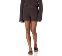 The Drop Women's Faith Pull-On Ribbed Sweater Short, Chocolate, XXL
