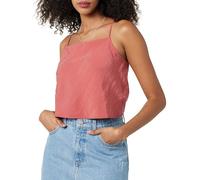 The Drop Women's Helia Relaxed Cropped Tank Top, Dusty Cedar, M