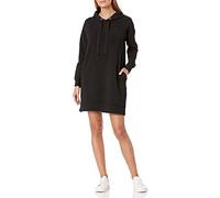 The Drop Women's Iona Long-Sleeve Hooded Mini Sweatshirt Dress, Black, M
