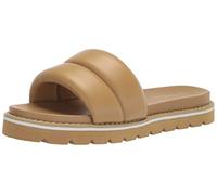 The Drop Women's Issi Quilted Flatform Sporty Sandal, Mocha, 5.5 UK