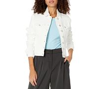 The Drop Women's Jai Cropped Denim Jacket, Natural, S