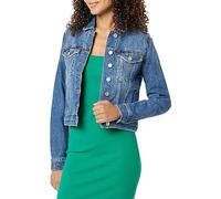 The Drop Women's Jai Cropped Denim Jacket, S Indigo, S