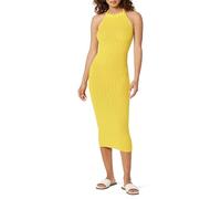 The Drop Women's Jayla Sleeveless Crochet Midi Dress, Maize, XXS