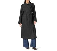 The Drop Women's Jessy Elongated Overcoat, Grey Herringbone, XL