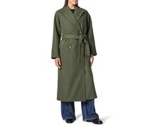 The Drop Women's Jessy Elongated Overcoat, Olive Heather, 2X, Plus Size