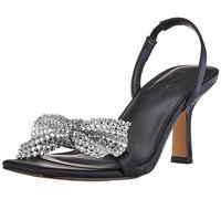 The Drop Women's Kate Slingback Bow Heeled Sandal, Black, 7.5