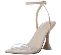 The Drop Women's Lina Martini Heeled Sandal, Bone/Clear, 7