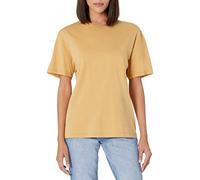The Drop Women's Lydia Loose Short Sleeve Drop Shoulder Jersey T-Shirt, Curry, 5XL Plus