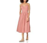 The Drop Women's Makenna Strappy Cross Front Smocked Back Midi Dress, Rosette, XL