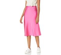 The Drop Women's Maya Silky Slip Skirt, Hot Pink, XXS