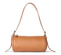 The Drop Women's Miri Barrel Bag, Cognac Pebble, One Size