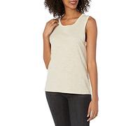 The Drop Women's Nicole Crew Neck Muscle Tank Top, Sand, XL
