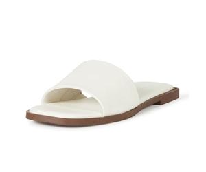 The Drop Women's Oslo One-Band Sandal, Ivory, 9 UK