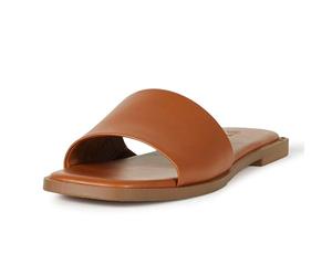 The Drop Women's Oslo One-Band Sandal, Mocha, 10 UK