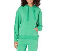 The Drop Women's Remi Loose French Terry Long Sleeve Hoodie Sweatshirt, Jade, 4XL Plus