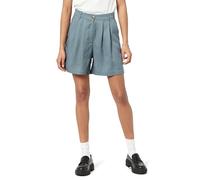 The Drop Women's Rios Relaxed Pleated Shorts, Stormy Weather, Small