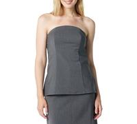 The Drop Women's Stowe Woven Strapless Tunic, Heather Grey, XS